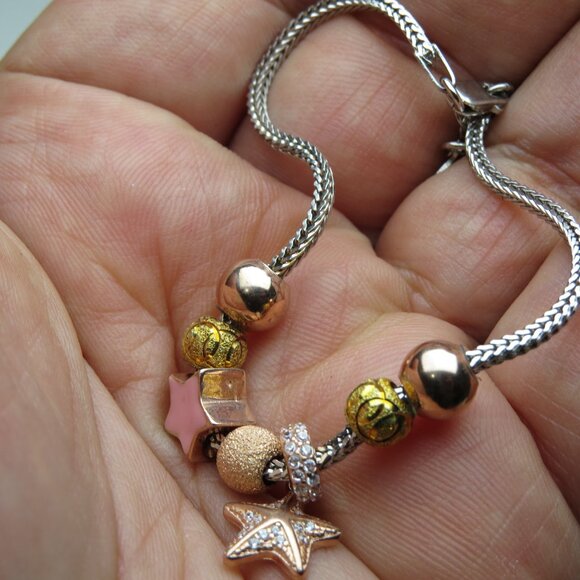 Pandora Style *925 Sterling Silver Bracelet - Picture 3 of 4